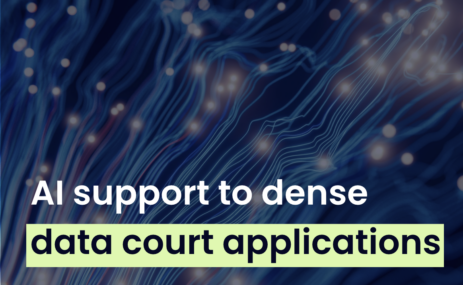 AI support to dense data court applications